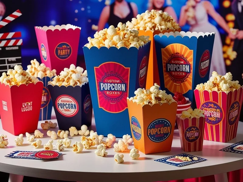 Role of Branded Popcorn Boxes in Event Marketing