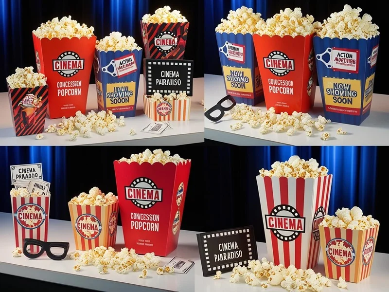 Role of Custom Popcorn Boxes in Movie Theater