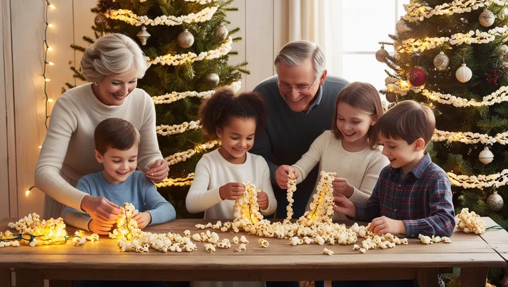 The Endearing Story of Popcorn Garlands as a Holiday Tradition