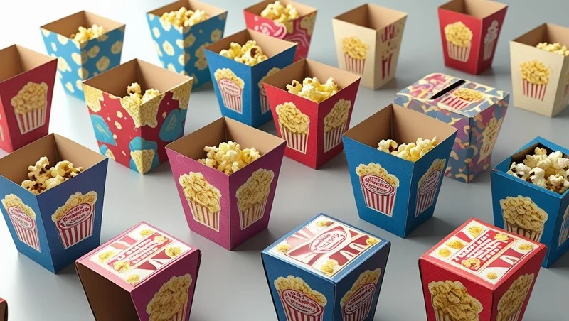 From Flat to Fabulous How to Design Foldable Popcorn Boxes That Pop